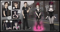 ass ass_expansion breast_expansion breasts choker female gender_transformation genderswap genderswap_(mtf) goth gothification gothified huge_ass huge_breasts makeup mtf_transformation rule_63 therobiotic thick_thighs transformation transformation_sequence