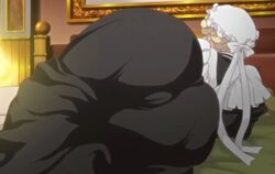 ass big_ass big_butt blonde_hair maid maria_(victoria_maid_maria_no_hoshi) milf screencap screenshot stitched tight_clothing tight_dress toranoana victoria_maid_maria_no_hoshi