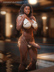 1futa abs amaya_tahan athletic athletic_futanari ball_bulge balls balls_in_panties balls_under_clothes biceps big_penis bikini breasts brown_hair dark-skinned_female dark-skinned_futanari dark_skin erection futa_only futa_sans_pussy futanari human human_only ineffective_clothing ineffective_panties intersex large_breasts mature mature_futa medium_hair muscular muscular_futanari panties panty_bulge penis penis_out pool slop_art small_clothes solo_futa towel_around_neck voluptuous voluptuous_futanari wide_hips