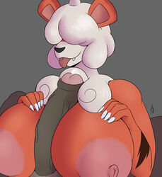 absurd_res anthro big_breasts big_penis breast_play breasts canid canine coffee_demon duo female genitals growlithe hi_res hisuian_growlithe male mammal nintendo nipples paizuri penis pokémon_(species) pokemon pokemon_(species) pokemon_legends:_arceus regional_form_(pokémon) sam_(coffee_demon) sex simple_background titjob tongue tongue_out video_games