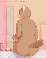 1girls aggressive_retsuko animated anthro areolae ass big_ass big_breasts big_butt bouncing_breasts breasts casual_nudity chelodoy female female_only fur furry furry_only nipples nude pussy retsuko's_mother sanrio short_playtime smooth_fur solo tail thick_thighs