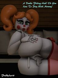 3d animatronic anthony_blender baby_(fnafsl) circus_baby circus_baby_(fnaf) circus_mommy circus_mommy_1.0_(anthony_blender) cum cum_in_ass cum_in_pussy cum_inside five_nights_at_freddy's five_nights_at_freddy's:_sister_location fnaf red_hair robot scottgames sister_locationrn solo