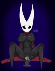 cape cloak hollow_knight hornet_(hollow_knight) kiut_artbs kiut_arts red_cape