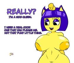 2021 animal_crossing ankha balls big_breasts breasts furry ketadune micropenis nintendo nipples penis pussy small_penis_humiliation source_request thick_thighs thighs wide_hips