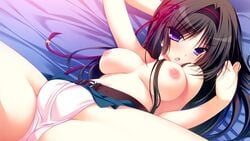 big_breasts breasts female game_cg kuchifusa_yogiri panties pure_girl purino_party tagme topless