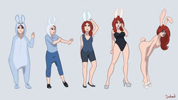 ass_expansion bimbo bimbofication brainwashing breast_expansion bunny_girl bunnysuit female gender_transformation high_heels identity_death mtf_transformation open_toe_shoes platform_heels rabbit_ears red_hair sortimid species_transformation transformation transformation_sequence whiskers