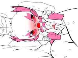 1boy 2020_tokyo_olympic 2020_tokyo_olympics absurd_res ahe_gao ahegao anthro anthro_only anthrofied balls better_version_at_source blush blushed blushing bodily_fluids crossover female female_penetrated half-closed_eyes hi_res male/female male_penetrating meow25meow olympics open_mouth penetration penis pink_body pink_eyes pink_skin pussy raised_tail sex someity teeth tongue white_body white_skin