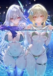 lumine (genshin impact) from genshin impact by pottsness