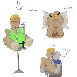 mannequin mark (regretevator) from regretevator by rixlurr