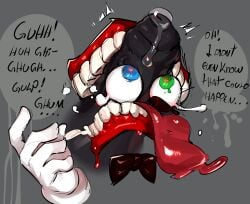 caine_(the_amazing_digital_circus) cock crying crying_with_eyes_open deep_penetration dick enjoying flanco gay heart-shaped_pupils huge_cock looking_at_genitalia looking_at_penis penis penis_on_mouth precum precum_bubble precum_drip precum_on_penis rough_sex tadc the_amazing_digital_circus