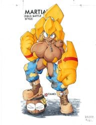 android blonde_hair breasts female gigantic_breasts hips huge_breasts huge_hips huge_nipples huge_thighs humanoid_robot hyper_breasts hyper_nipples large_breasts nipples razor_(robopon) robopon robot robot_girl shortstack tagme tamori_hataru thick_thighs thighs wide_hips