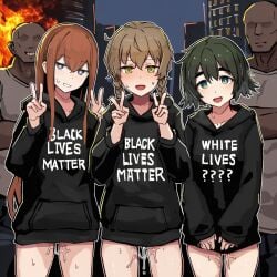 1:1 2025 2boys 3girls after_sex after_vaginal ai ai-created ai_art ai_generated altered_common_sense amane_suzuha arms arms_up bald bald_male black_body black_clothing black_hair black_lives_matter blue_eyes blush blush_lines braid braided_hair braids breasts brown_body brown_eyes brown_hair brown_skin building building_destruction buildings burning_building cheating cheating_female cheating_girlfriend city city_background city_destruction clothed clothed_male common_sense_change cum cum_drip cum_dripping cum_dripping_out_of_pussy cum_in_pussy cum_inside dark-skinned_male dark_body dark_hair dark_skin double_v dripping dripping_cum dripping_precum dripping_pussy dripping_semen dripping_wet ear evening eyes_open female female_focus generic_dark-skinned-muscular_male hair hair_between_eyes humiliated humiliating humiliation imminent_penetration imminent_rape imminent_sex interracial interracial_sex leaking leaking_cum leaking_precum leaking_pussy legs light-skinned_female light_body light_skin long_hair looking_at_viewer looking_pleasured makise_kurisu male medium_breasts multiple_boys multiple_females multiple_girls multiple_males naked naked_female netorare night night_sky nose ntr nude nude_female open_eyes open_mouth outline partially_clothed peace_sign peace_symbol pleasure pleasure_face pleasured precum precum_drip precum_string precum_trail protest purple_eyes pussy pussy_juice pussy_juice_drip pussy_juice_trail raceplay red_hair shiina_mayuri short_hair sky small_breasts snowbunny steins;gate sweat sweatdrop sweater sweating sweaty sweaty_body teenage_female teenager teeth teeth_visible text text_on_clothing tongue twin_braids twintails yellow_eyes