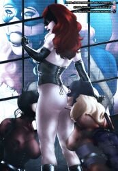 armbinder asian_female ass_focus assjob barbara_gordon batcave batgirl batgirl_(barbara_gordon) batgirl_(cassandra_cain) batgirl_(gotham_knights) batgirl_(stephanie_brown) bdsm_collar bdsm_gear bdsm_outfit bdsm_suit black_hair blindfold blindfolded blonde_hair bodystocking bodysuit bondage cassandra_cain caucasian_female chastity chastity_belt chastity_device corset dc dc_comics dc_extended_universe dc_super_hero_girls dominant dominant_female domination dominatrix female fetish gag gagged gagged_female gagging kate_kane latex latex_clothing leash leash_and_collar leash_pull leashed_collar leashed_female leather lesbian_couple lesbian_domination lezdom licking licking_ass licking_pussy mornth orphan_(dc) pussy red_hair slave slave_collar slavegirl spoiler_(dc) stephanie_brown submissive submissive_female superhero_costume superheroine white_body yellow_body yuri