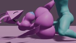 1boy 1girls 3d 3d_(artwork) ass blender deltarune tagme tomop undertale undertale_(series) video virovirokun