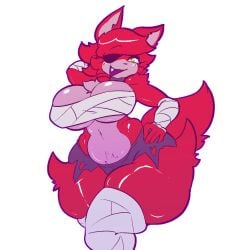1girls bandage bandages big_thighs boob_window booty_shorts busty child_bearing_hips cleavage curvy curvy_figure daisy_dukes eye_patch female female_only fexa five_nights_at_freddy's fredina's_nightclub hand_on_hip plump_thighs ripped_clothing ripped_pants solo stockings stormkinght thick_thighs thighhighs thighs thunder_thighs underboob voluptuous voluptuous_female wide_hips