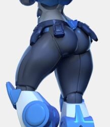 1girls 3d 3d_(artwork) ass ass_focus big_ass robot robot_girl robot_humanoid simple_background solo solo_female strongarm_(transformers) thick_thighs transformers transformers_robots_in_disguise_(2015) trawert white_background