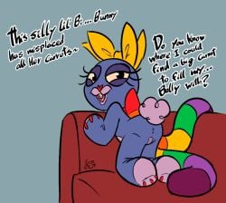 2023 accessory animate_inanimate anthro bow_(feature) bow_accessory bow_ribbon buckteeth dirty_talk eyelashes female hair_accessory hair_ribbon hairbow heart_symbol lagomorph leporid living_plushie living_toy mammal mrs._cuddles plushie rabbit ribbons rise_of_the_teenage_mutant_ninja_turtles smile solo soulcentinel tail teenage_mutant_ninja_turtles teeth text