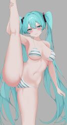1girls alternate_breast_size armpit armpit_crease armpit_peek armpits ass bare_armpits bare_arms bare_belly bare_calves bare_chest bare_hands bare_hips bare_knees bare_legs bare_midriff bare_navel bare_shoulders bare_skin bare_thighs belly belly_button big_breasts bikini bikini_bottom bikini_only bikini_top blue_bikini blue_bikini_bottom blue_bikini_top blue_eyebrows blue_eyes blue_eyes_female blue_hair blue_hair_female blue_string_bikini blue_swimsuit blue_swimwear blush blush_face blushing_female blushing_lines breasts busty busty_female busty_girl calves collarbone cyan_eyes cyan_eyes_female cyan_hair cyan_hair_female digital digital_art digital_drawing digital_drawing_(artwork) digital_media digital_media_(artwork) double-parted_bangs elbows exposed_armpits exposed_arms exposed_belly exposed_chest exposed_hips exposed_legs exposed_midriff exposed_navel exposed_shoulders exposed_skin exposed_thighs female female_focus female_only fingers foot_up full_body grey_background groin groin_tendon hair_between_eyes hair_intakes hairless_armpits halterneck hatsune_miku head_tilt high_resolution highres hourglass_figure inguinal_crease inguinal_ligament kawasuru kneepits kneepts knees large_boobs large_breasts lean_figure leg_up legs legs_apart legs_spread long_hair looking_at_viewer midriff narrow_waist navel parted_lips plump_breasts posing posing_for_the_viewer shaved_armpits shoulders simple_background slender_body slender_waist slim_waist smile smiley_face smiling smiling_at_viewer solo spread_legs spreading_legs spreading_thighs standing string_bikini striped_bikini striped_bikini_bottom striped_bikini_top striped_string_bikini striped_swimsuit striped_swimwear swimsuit swimwear thick_thighs thighs tilted_head twintails twintails_(hairstyle) underboob very_long_hair very_long_hair_female vocaloid white_bikini white_bikini_bottom white_bikini_top white_string_bikini white_swimsuit white_swimwear wide_hips
