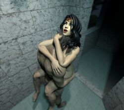 3d ahe_gao anal anal_sex bathroom batman batman_(series) big_ass big_breasts big_penis bruce_wayne cum_in_pussy cum_inside dc dc_comics diana_prince female fortnite holding_each_other holding_legs male pleasure_face sfm shower shower_sex tiara wonder_woman wonder_woman_(fortnite) wonder_woman_(series)