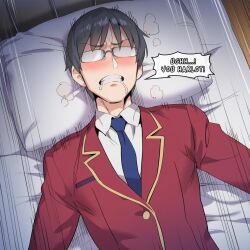 1boy absurd_res absurdres ai_generated blonde_hair blush boobjob breast_squeeze breasts breasts_squeezed_together classroom_of_the_elite color commentary darklust dialogue english english_commentary english_dialogue english_text female from_below from_side hands_on_own_breasts hands_on_own_chest hi_res high_resolution highres horikita_manabu human ichinose_honami_(cote) large_breasts large_penis light-skinned_female long_hair motion_blur motion_lines naughty_face night nipples novelai paizuri paizuri_lead_by_female penis pov prostitution school_uniform self_upload speech_bubble speed_lines sweat tagme text thick_penis titjob tittyfuck uncensored veiny_penis youkoso_jitsuryoku_shijou_shugi_no_kyoushitsu_e