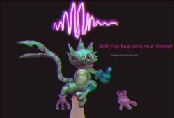 anthro bandai_namco clothing digimon digimon_(species) digimon_beatbreak duo english_text erection feet foot_fetish foot_on_penis foot_play footjob footwear foreskin gekkomon genitals gesture gloves green_body hand_gesture handwear hi_res male male/male penis pomf_(artist) sex socks text thumbs_up toe_socks translator's_note