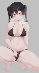 1girls almost_naked almost_nude arm_behind_back bare_arms bare_belly bare_calves bare_chest bare_hips bare_knees bare_legs bare_midriff bare_navel bare_shoulders bare_skin bare_thighs bare_toes barefoot belly belly_button bikini bikini_bottom bikini_only bikini_top black_bikini black_bikini_bottom black_bikini_top black_string_bikini black_swimsuit black_swimwear blush blush_face blushing_female blushing_lines breasts breath breathing busty busty_female busty_girl busty_teen calves collarbone digital digital_art digital_drawing digital_drawing_(artwork) digital_media digital_media_(artwork) dripping_wet enen_no_shouboutai exposed_arms exposed_belly exposed_chest exposed_hips exposed_legs exposed_midriff exposed_navel exposed_shoulders exposed_skin exposed_thighs exposed_toes feet female female_focus female_only fingering fingering_pussy fingering_self fingers fire_force fondling_pussy full_body grey_background groin groin_tendon hair_between_eyes halterneck hand_behind_back head_tilt heavy_breathing high_resolution highres hourglass_figure inguinal_crease inguinal_ligament kawasuru knees kotatsu_tamaki large_breasts lean_figure legs legs_apart legs_folded legs_spread long_hair looking_down masturbating masturbation midriff mostly_nude naked naked_female naked_woman narrow_waist navel nearly_nude nude nude_female nudity open_mouth orange_eyes orange_eyes_female parted_lips partially_exposed_vulva partially_visible_vulva pussy shoulders simple_background slender_body slender_waist slim_waist soaked solo spread_legs spreading_legs spreading_thighs squatting squatting_female steaming_breath steamy_breath string_bikini swimsuit swimwear teen_girl teenage_girl teenage_tits teenager thick_thighs thighs tilted_head toes twintails twintails_(hairstyle) visible_breath wet wet_belly wet_body wet_breasts wet_legs wet_nipples wet_skin wet_thighs white_pupils wide_hips young_female young_woman