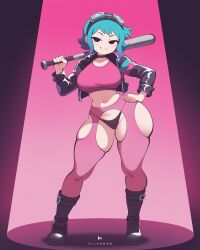 ramona flowers from scott pilgrim by flipherrrr