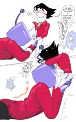 bladder_press blowjob comic comic_page cuckquean deltarune deltarune_chapter_2 deltarune_chapter_3 extreme_size_difference gay gay_blowjob loud_sex moaning ms_paint nervous peeing pissing_in_mouth queen_(deltarune) sensitive size_difference small_penis small_penis_adoration spamton_g_spamton tenna_(deltarune) text x-wideos xray_view