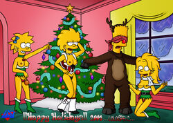 bart_simpson incest lisa_simpson maggie_simpson the_simpsons wdj yellow_body zia_simpson-van_houten