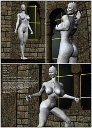 3d alien ass big_breasts color female female_only haven_(jolene_kayla) holodeck humanoid jem'hadar_(species) jolene_kayla no_pussy nude reptilian rule_63 solo standing star_trek star_trek_deep_space_nine