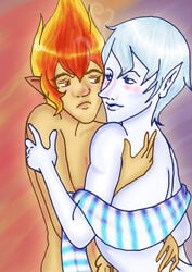 2boys gay heat_miser rankin-bass snow_miser step-incest suggestive tagme yaoi