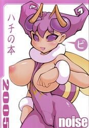 capcom clothing darkstalkers medium_breasts noise_(artist) q-bee tagme translation_request