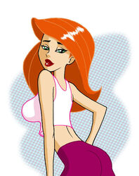 callmepo clothes disney disney_channel female hair kim_possible kimberly_ann_possible lipstick solo