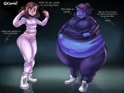 big_breasts blueberry_inflation breasts female klomb0