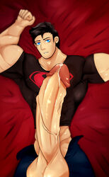 abs balls biceps bodybuilder boner conner_kent cum cum_on_body cum_on_lower_body cum_on_muscles cum_on_penis cum_on_self cum_on_upper_body cumming cumshot dc dc_comics erection hyper hyper_balls hyper_genitalia hyper_muscles hyper_penis hyper_testicles kingdom_velvet kon-el male male_focus male_only muscles muscular muscular_arms muscular_ass muscular_back muscular_legs muscular_male muscular_thighs nipples pecs penis solo solo_male superboy superboy_(conner_kent) testicles veins veiny_penis