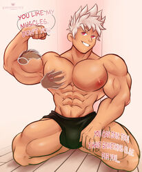 abs balls biceps bodybuilder bulge flaccid flexing_bicep hyper hyper_balls hyper_genitalia hyper_muscles hyper_penis hyper_testicles kingdom_velvet male male_focus male_only muscles muscular muscular_arms muscular_ass muscular_back muscular_legs muscular_male muscular_thighs nipples pecs penis testicles veins veiny_penis