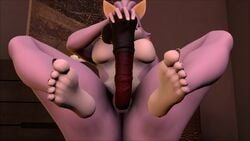 3d animated barefoot bed blaze_the_cat feet fuckgirl horsecock_dildo laying_back legs_up mp4 no_sound sex_toy sonic_(series) vaginal_penetration video xfmuffin