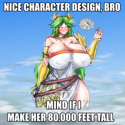 palutena from kid icarus by lapotato8