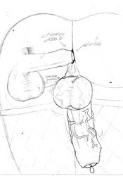 balls big_ass big_balls big_penis drawn femboy femboy_on_male femboydom huge_balls huge_cock just_the_tip loose_anus male male_only original_characters penis penis_size_difference small_dom_big_sub small_penis smaller_penis_but_dominant