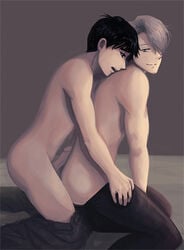 2boys amarokster anal gay katsuki_yuuri male male/male male_only penis viktor_nikiforov yuri!!!_on_ice