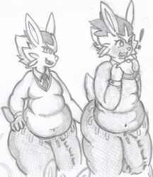 ! anthro ass belly big_belly big_butt blush brother brother/brother bulge butt_grab cinderace clothed clothing detailed_bulge duo erection erection_under_clothing food genital_outline guide_lines hand_on_butt hugehug incest lagomorph leporid male male/male male_cinderace male_pokemon mammal necktie nintendo obese obese_anthro overweight overweight_anthro penis_outline pokémon_(species) pokemon pokemon_ss rabbit sandwich_(food) school_uniform sibling sketch stomach_bulge surprise unfinished uniform video_games wide_hips