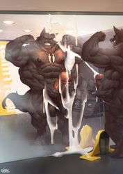 4_arms abs bara biceps bodybuilder climax cum cum_on_body cum_on_lower_body cum_on_mirror cum_on_muscles cum_on_penis cum_on_self cum_on_upper_body cumming cumshot flexing flexing_arms flexing_bicep furry furry_only gym hyper hyper_balls hyper_bulge hyper_genitalia hyper_muscles hyper_penis hyper_testicles male male_focus male_only mirror multi_arm multi_limb muscle muscles muscular muscular_anthro muscular_arms muscular_ass muscular_back muscular_legs muscular_male muscular_thighs nipples open_mouth orgasm pecs reflection smile smiling veins veiny_penis vorusu vorusuarts wolf