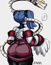 ass back_view ink01 inkbloto leaddrill leviathan_(skullgirls) skullgirls squigly tagme