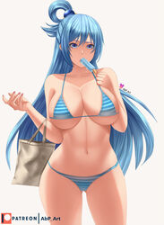 aqua (konosuba) from kono subarashii sekai ni shukufuku wo! by abp art