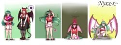 ass_expansion aunn_komano brainwashing breast_expansion corruption female head_wings hypnosis identity_death koakuma komainu nyxx-x succubus touhou transformation transformation_sequence