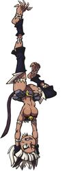 1girls breasts edit jomokin nadia_fortune nipples official_art skullgirls solo