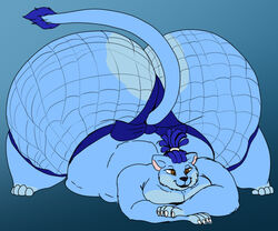 1:1 1girls 2021 anthro ass belly bent_over big_ass big_belly big_butt blue_body blue_fur brown_eyes enormous_ass enormous_butt fat felid female female_only fur giant_ass gigantic_ass gigantic_butt hi_res huge_ass huge_butt hyper hyper_butt jack-o_pose large_ass large_butt lion mammal massive_ass massive_butt obese obese_female overweight overweight_female pantherine smile solo terranariko wide_hips