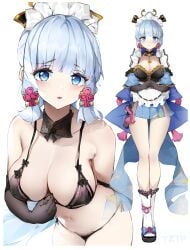 kamisato ayaka from genshin impact by yztp