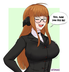 sakura futaba from atlus by afimaki