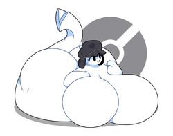 anthro ass breasts dewbber dewgong dora_(dewbber) fan_character female hat horn huge_ass huge_breasts nintendo pokémon_(species) pokemon video_games